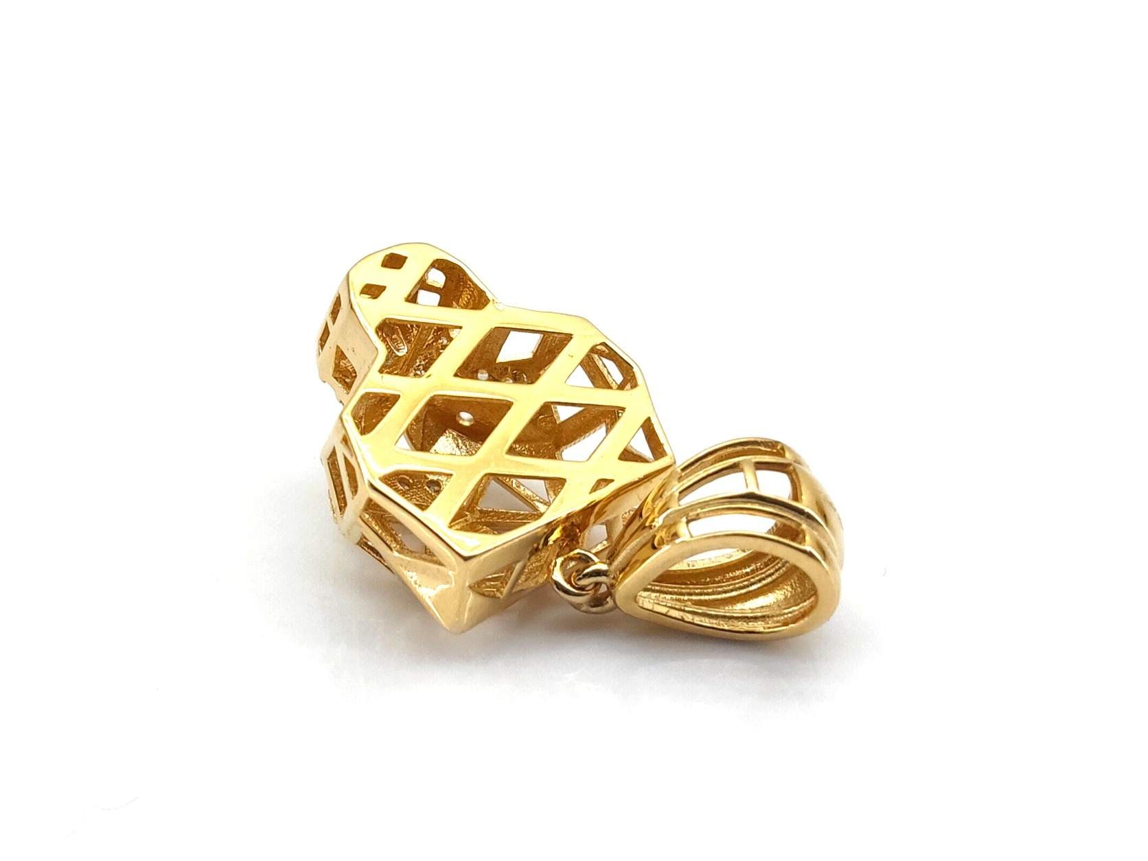 Colgante Oro 18k Con Circonita - Imagen 3