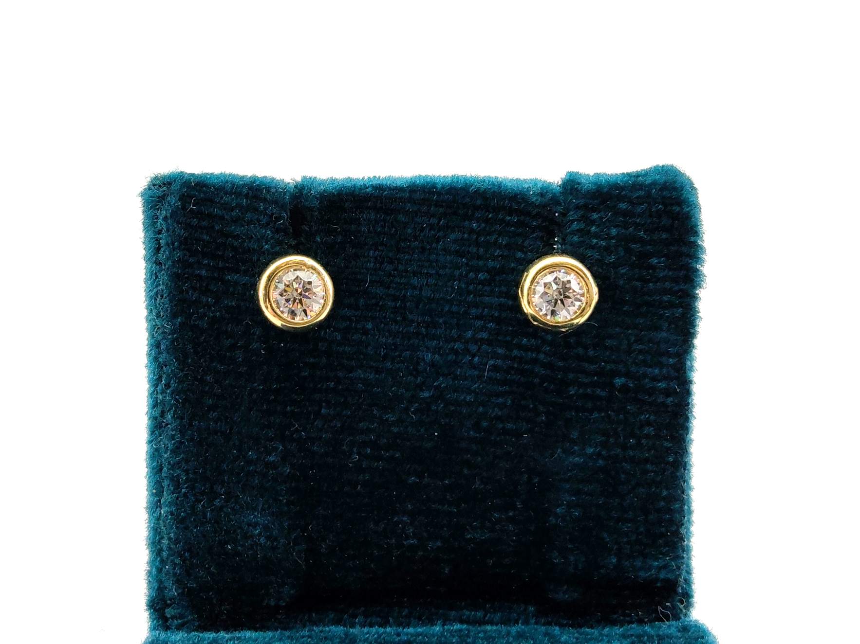 Pendientes Oro 18k Con Circonita