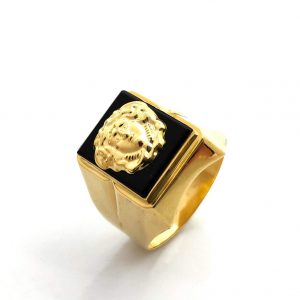 Sello Oro 18k Con Onix