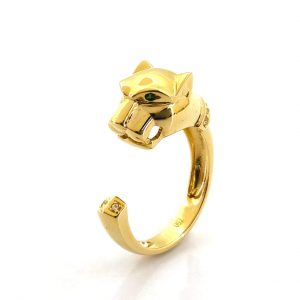 Sortija Oro 18k Con Circonita