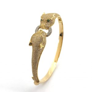 Pulsera Oro 18k Con Circonita