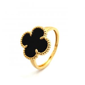 Anillo Oro 18k Con Onix