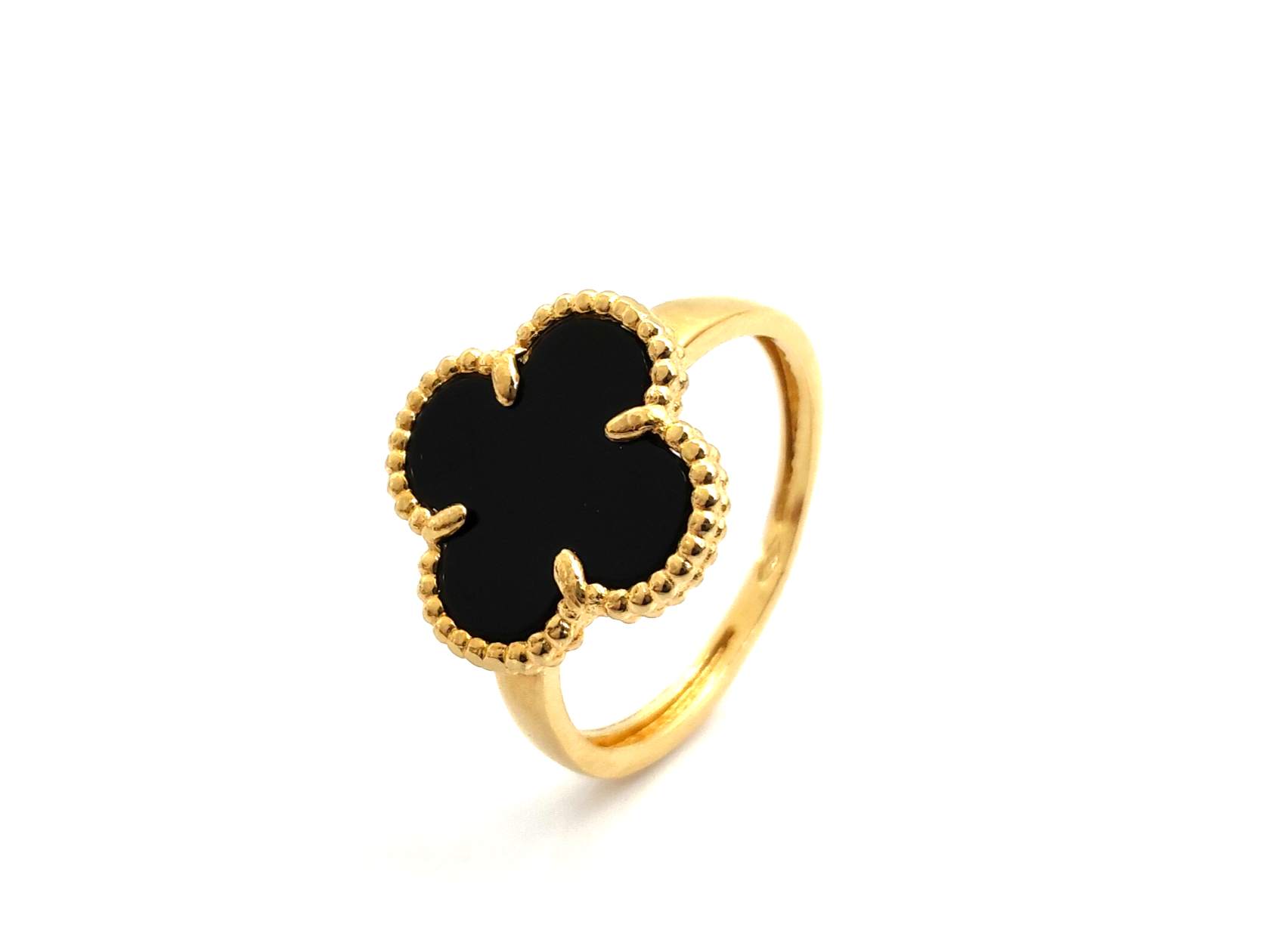 Anillo Oro 18k Con Onix