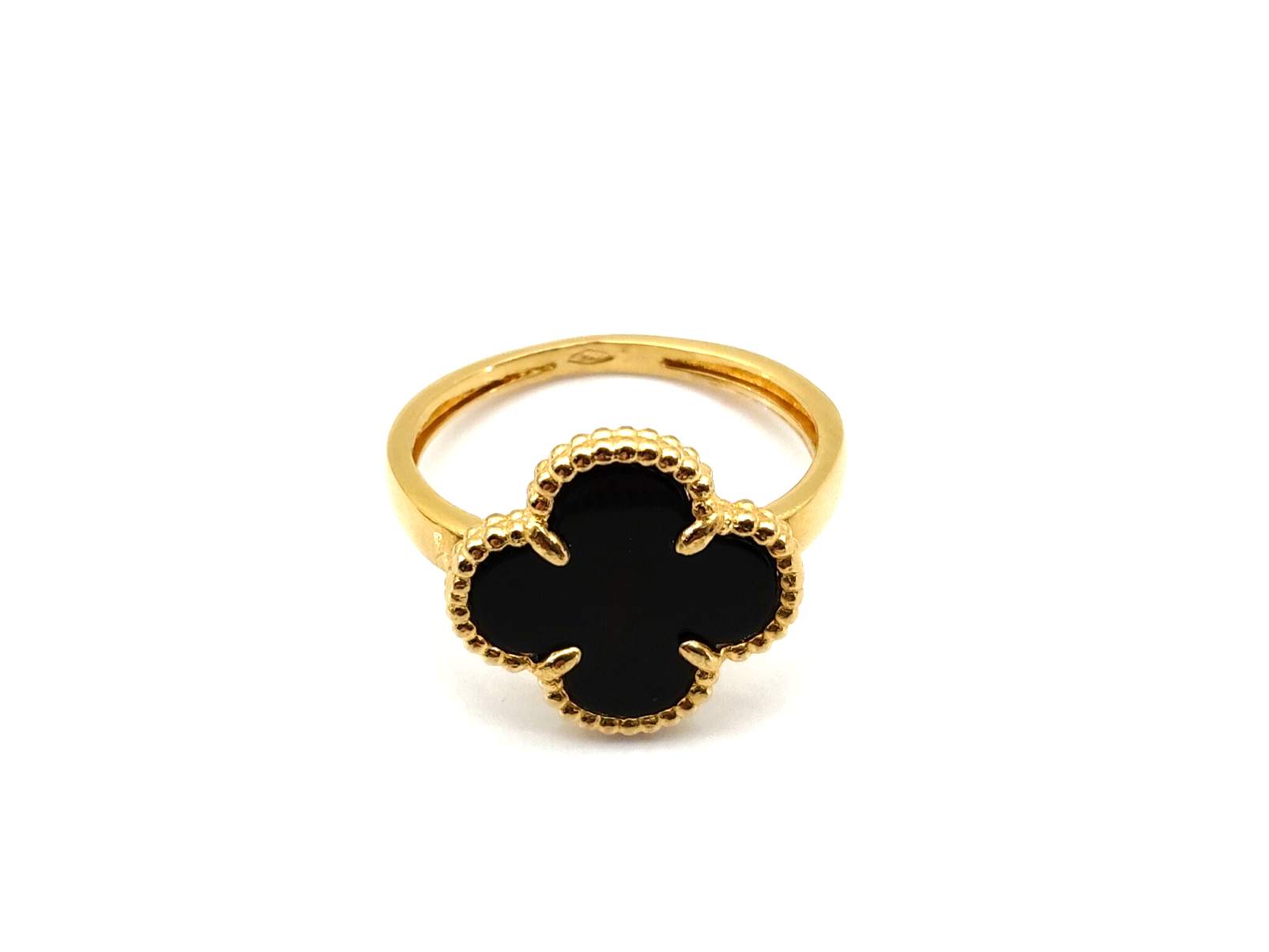 Anillo Oro 18k Con Onix - Imagen 2