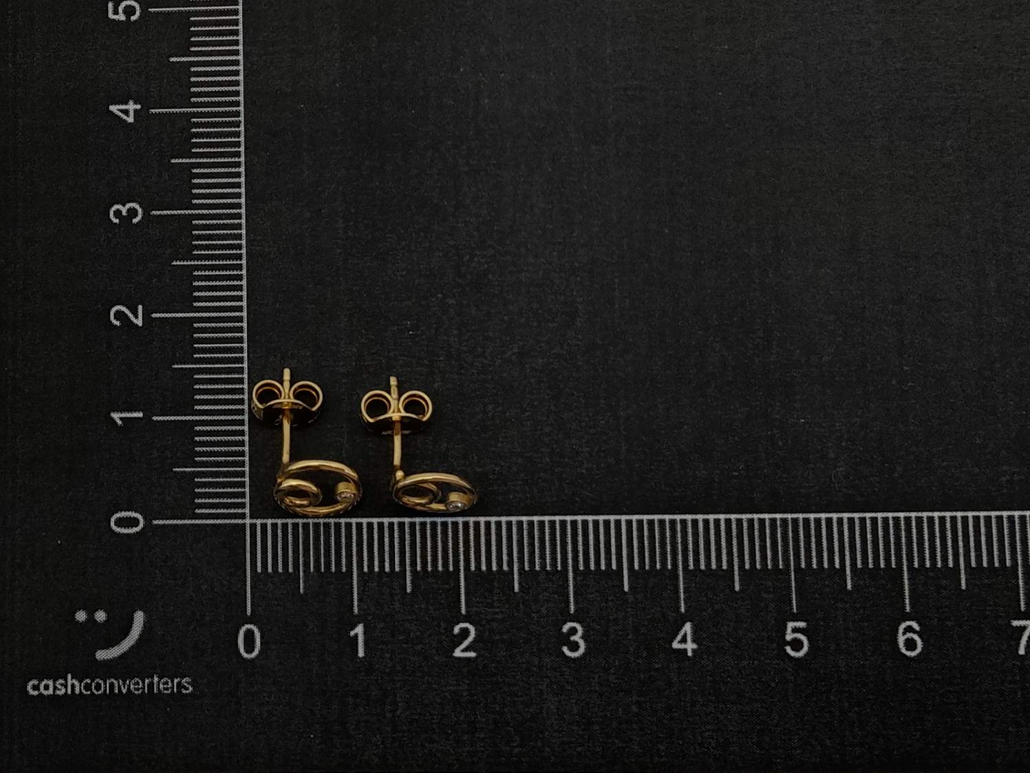 Pendientes Oro 18k Con Circonita - Imagen 4
