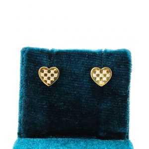 Pendientes Oro 18k Con Circonita