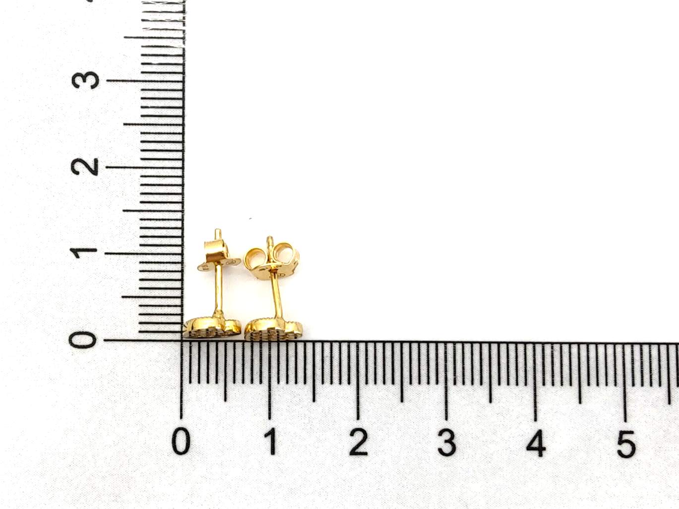 Pendientes Oro 18k Con Circonita - Imagen 4