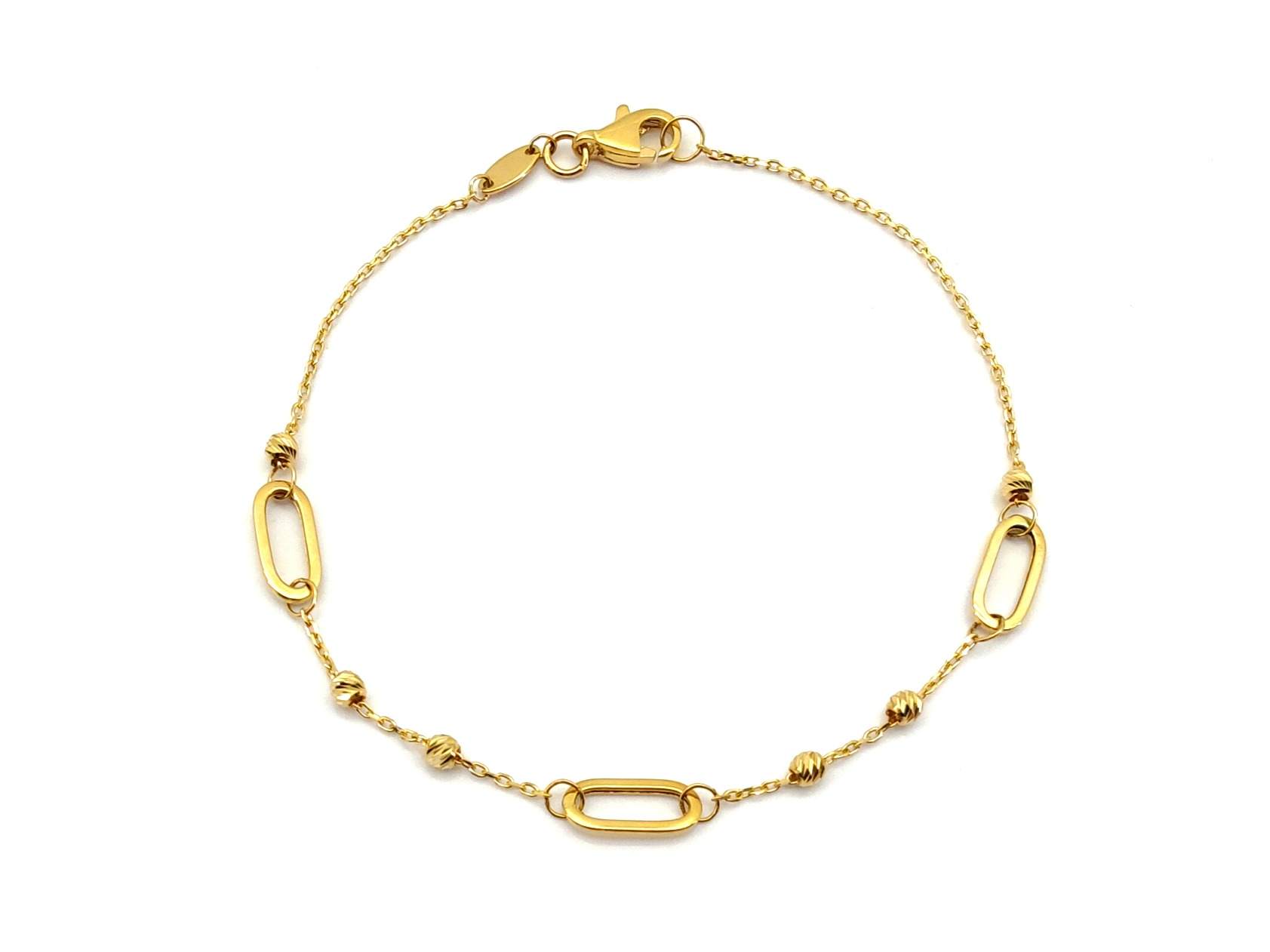 Pulsera Oro 18k Con Circonita