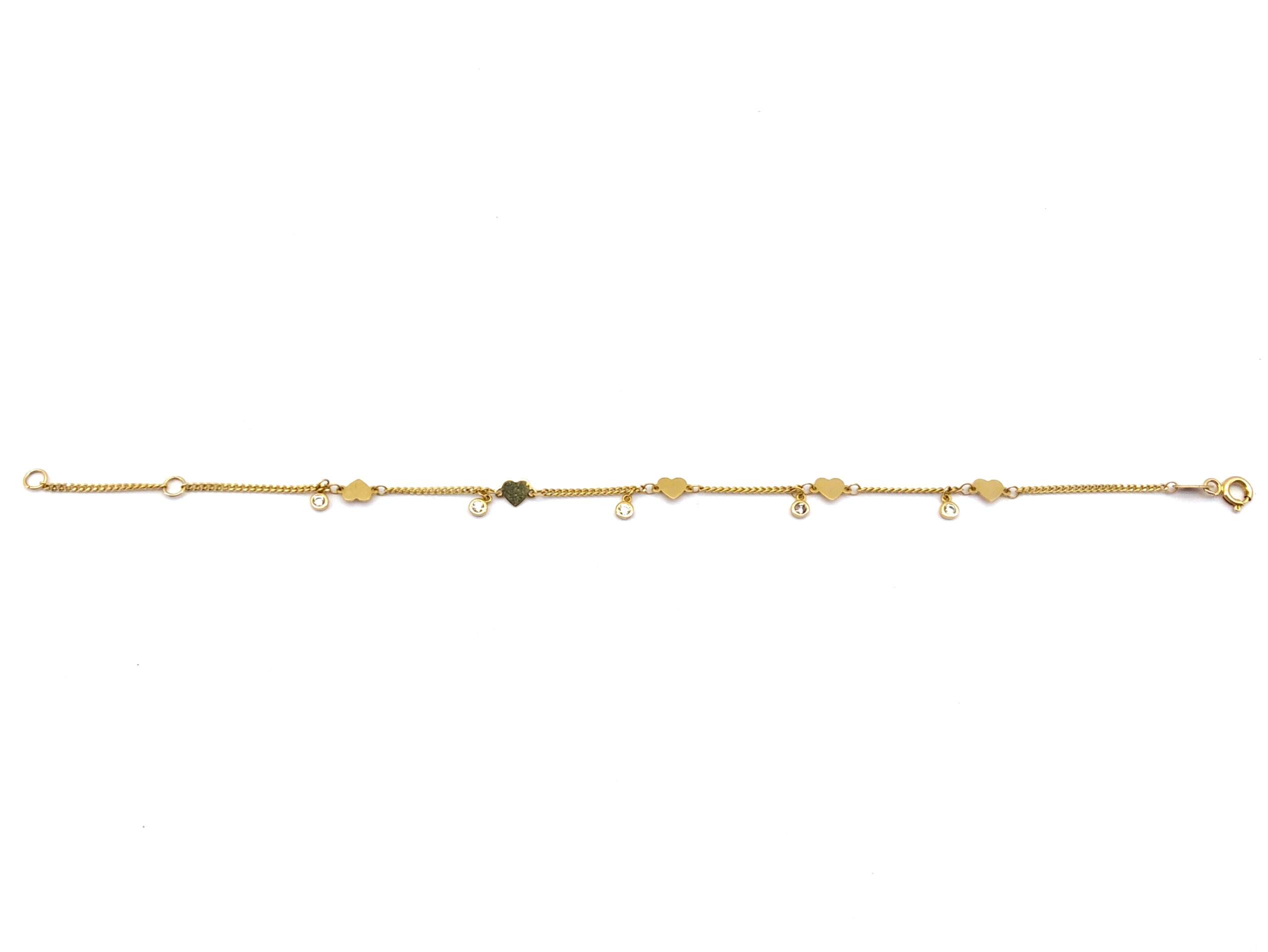 Pulsera Oro 18k Con Circonita - Imagen 2