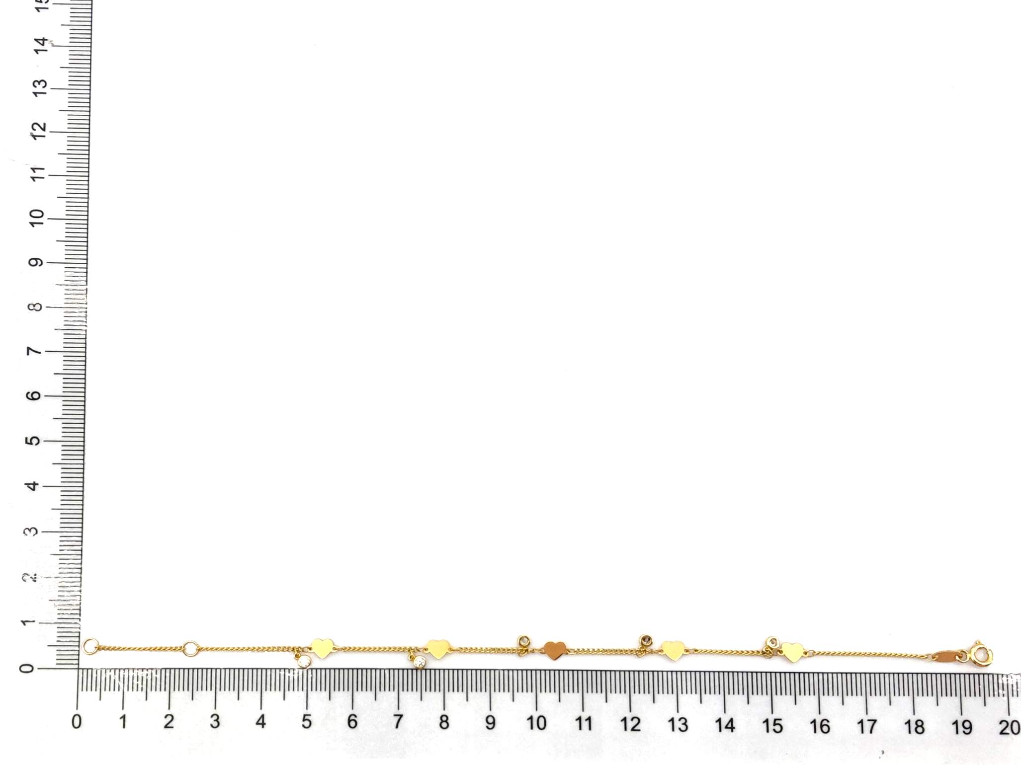 Pulsera Oro 18k Con Circonita - Imagen 5