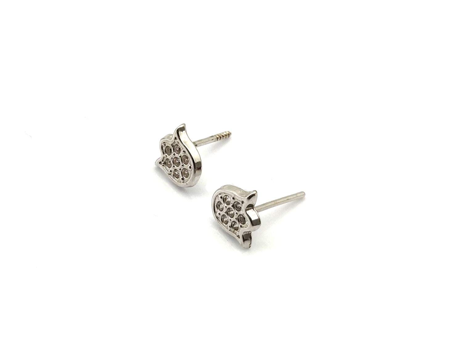 Pendientes Oro 18k Con Circonita - Imagen 2