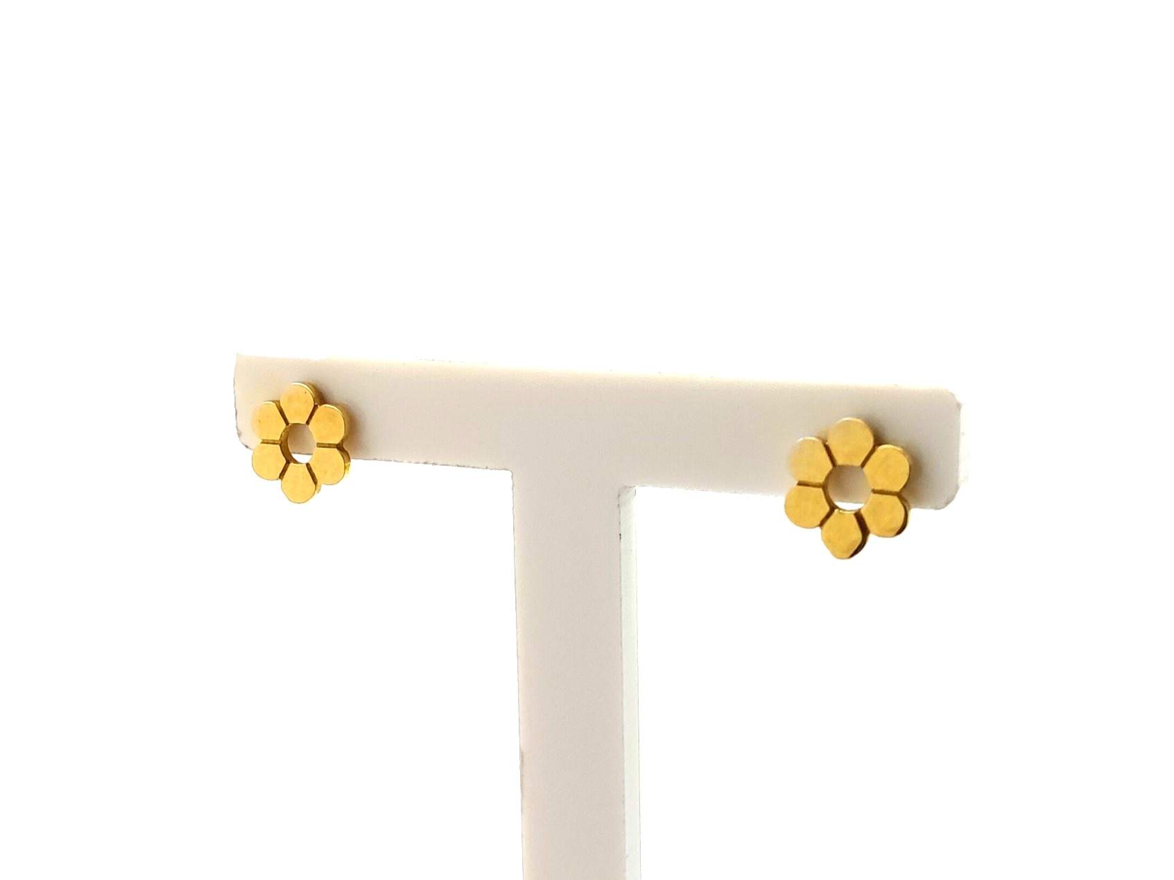 Pendientes Oro 18k Con Circonita