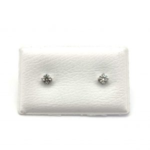 Pendientes Oro 18k Con Circonita