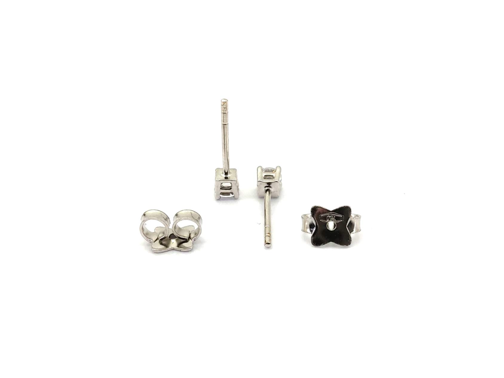 Pendientes Oro 18k Con Circonita - Imagen 3