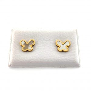 Pendientes Oro 18k Con Circonita