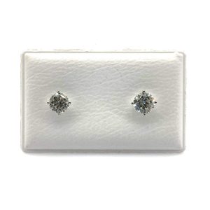 Pendientes Oro 18k Con Circonita