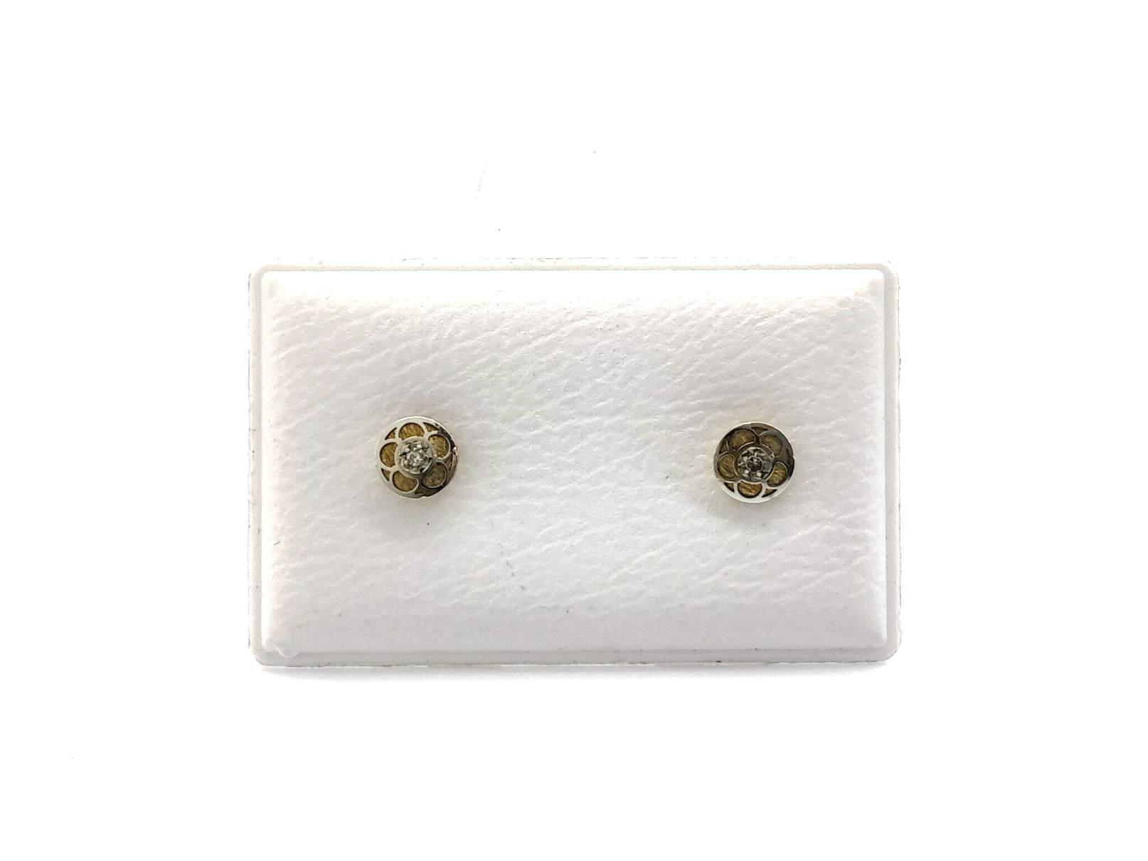 Pendientes Oro 18k Con Circonita