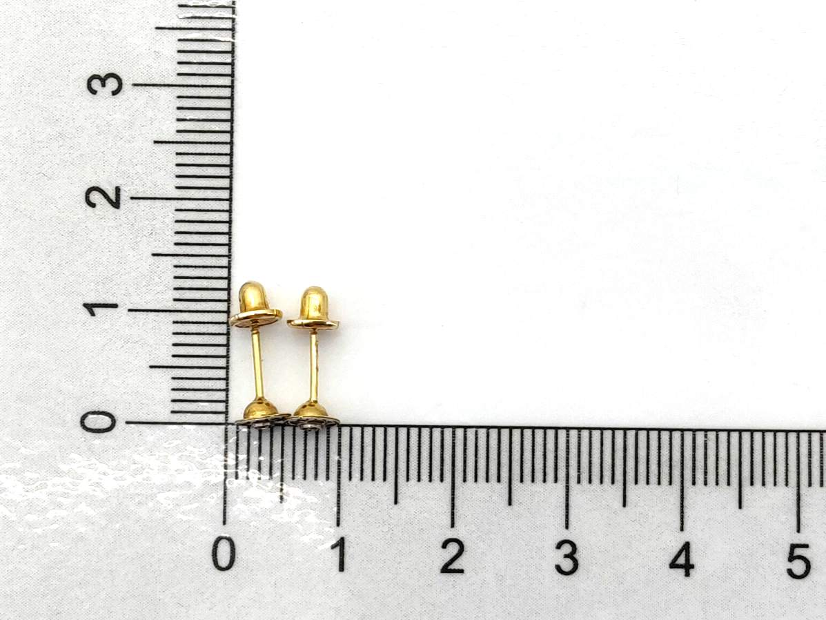 Pendientes Oro 18k Con Circonita - Imagen 4