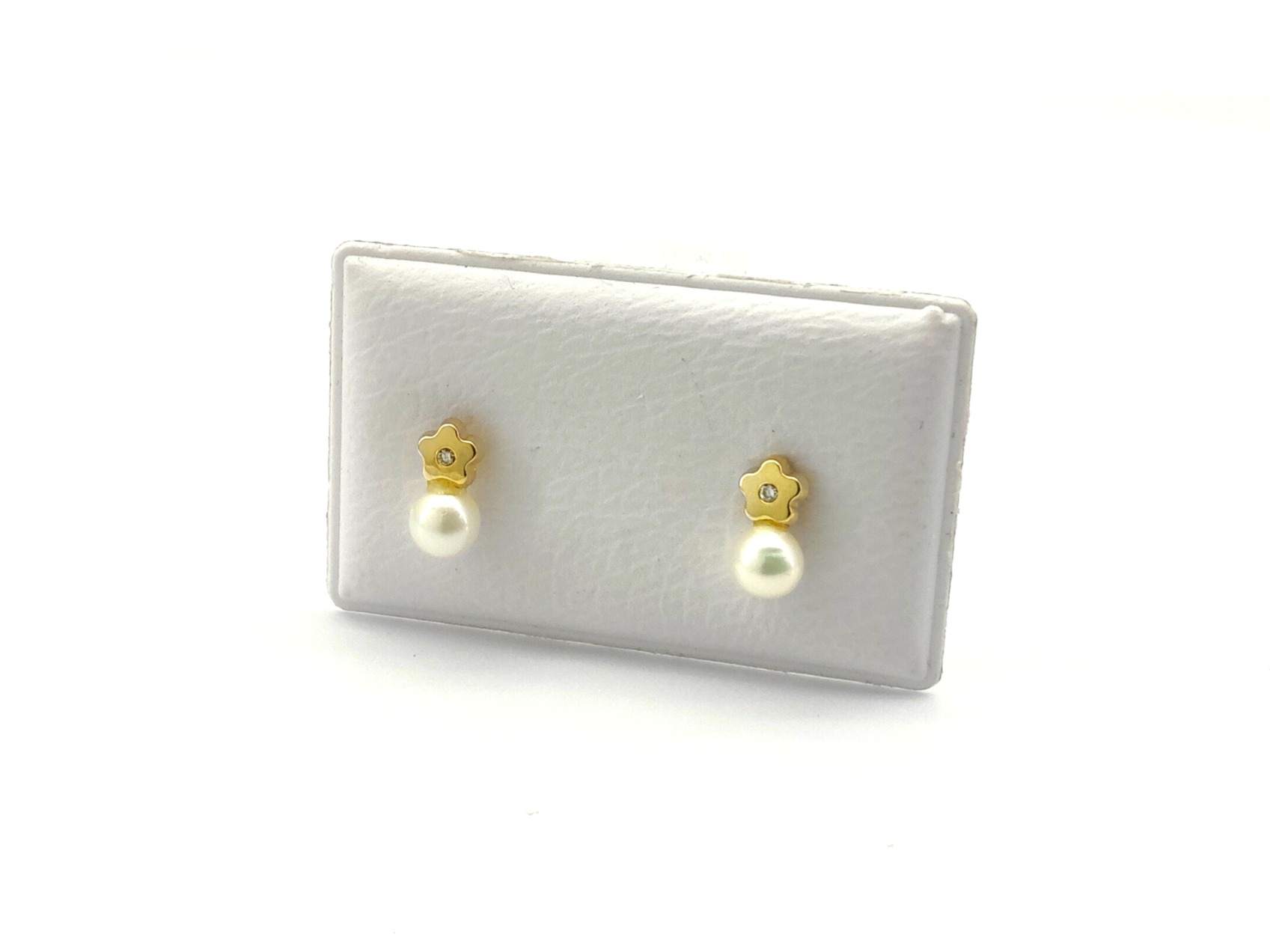 Pendientes Oro 18k Con Circonita