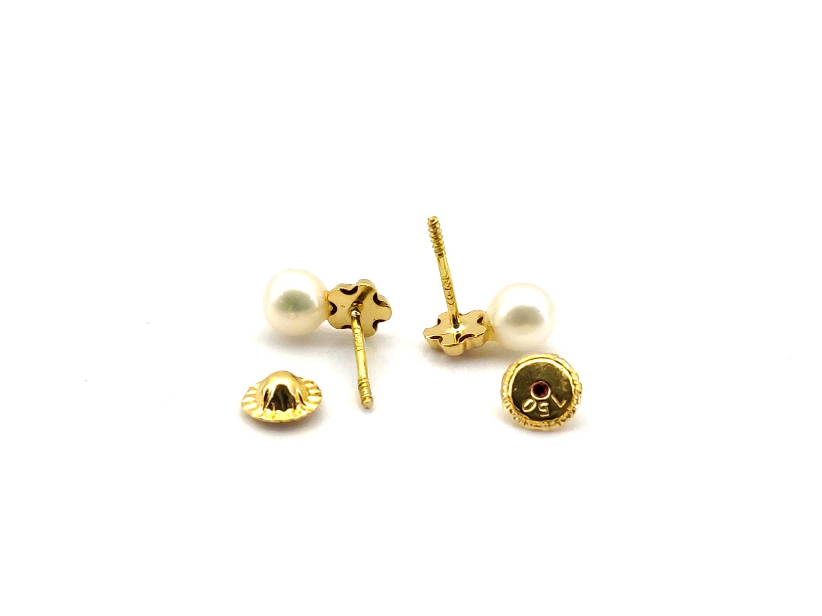 Pendientes Oro 18k Con Circonita - Imagen 3