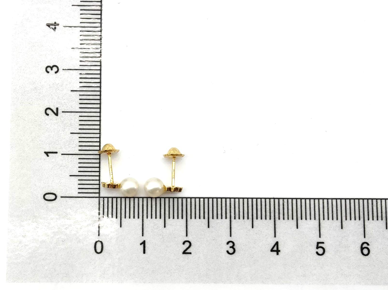 Pendientes Oro 18k Con Circonita - Imagen 4