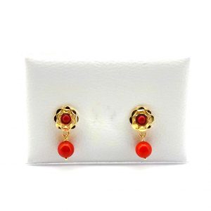 Pendientes Oro 18k Con Circonita