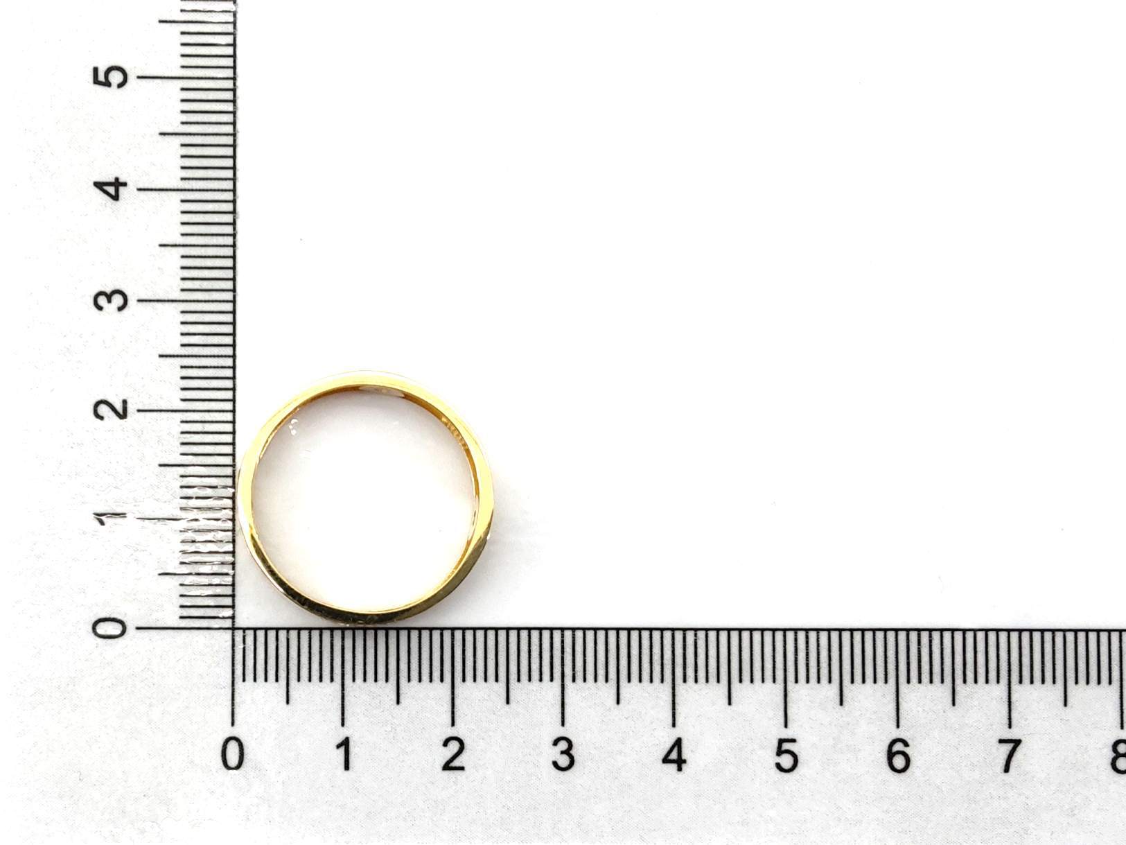 Alianza Oro 18k Con Circonita - Imagen 4