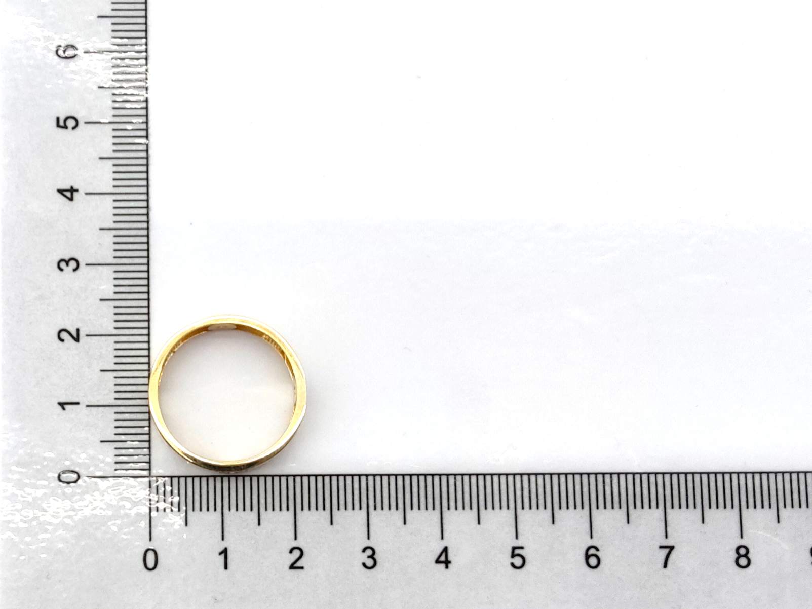 Alianza Oro 18k Con Circonita - Imagen 4