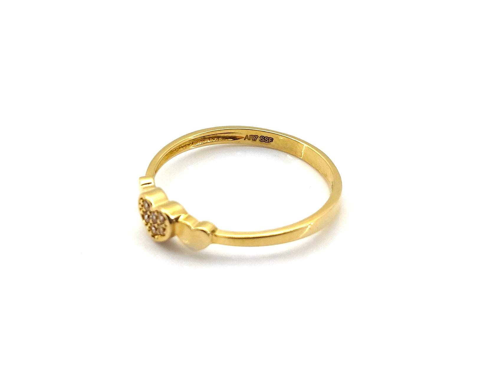 Alianza Oro 18k Con Circonita - Imagen 3