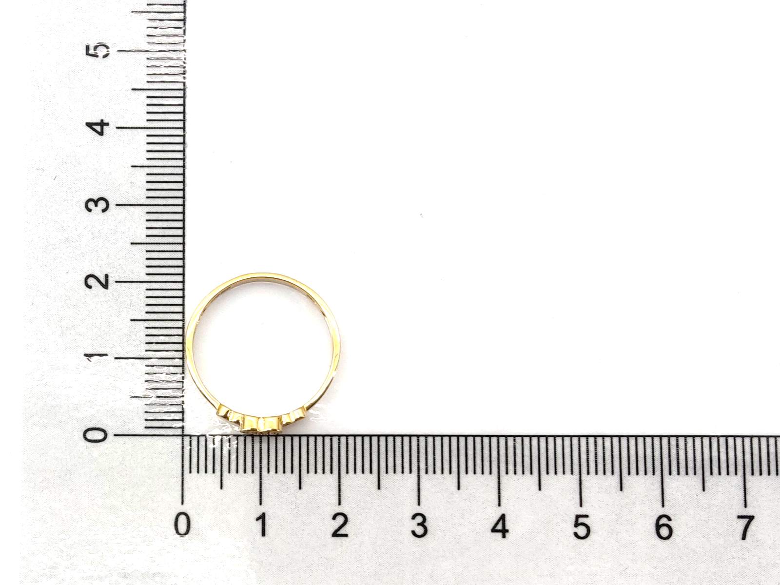Alianza Oro 18k Con Circonita - Imagen 4
