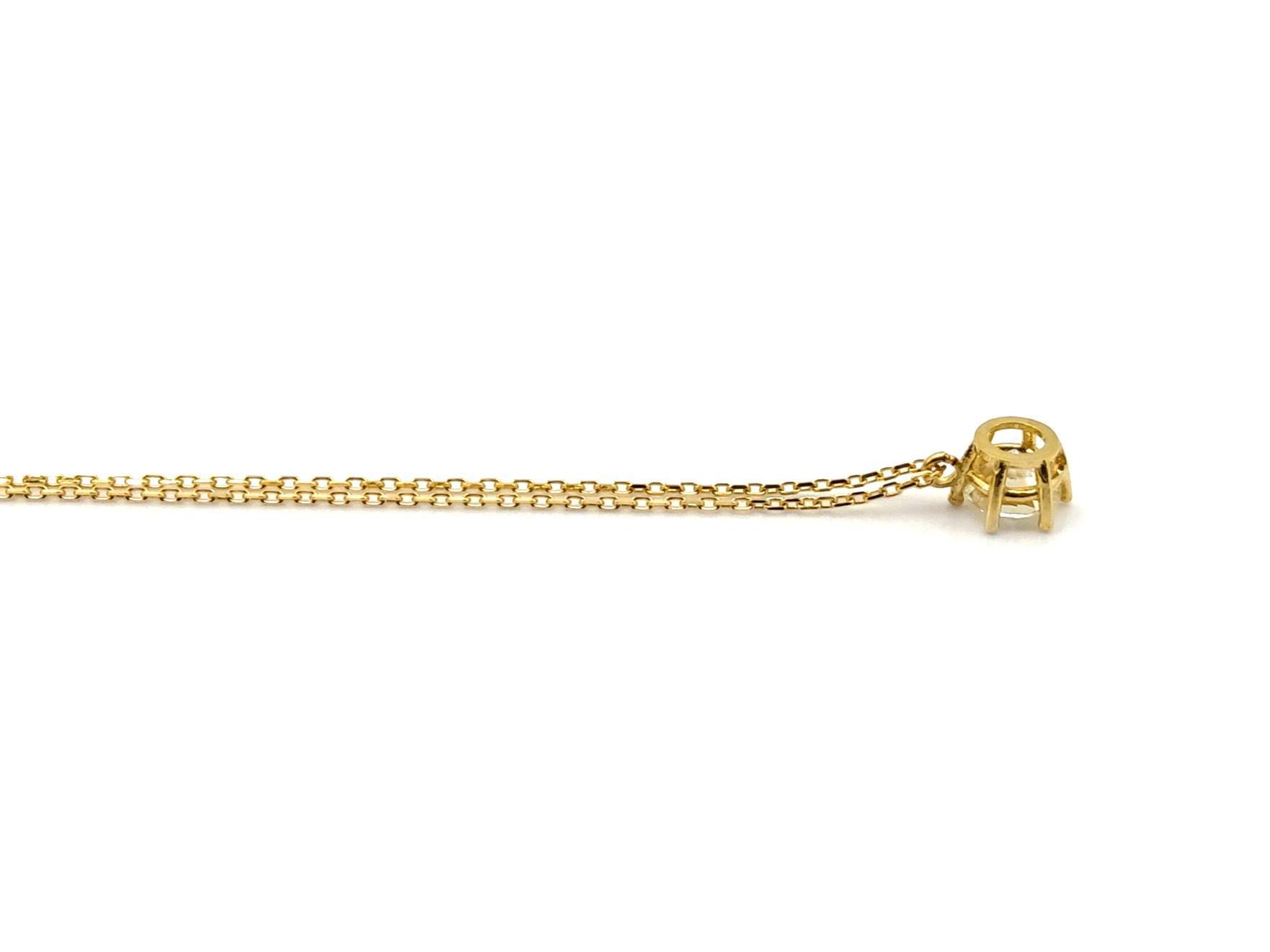 Gargantilla Oro 18k Con Circonita 21cm - Imagen 4
