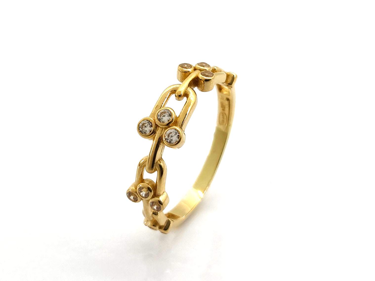 Sortija Oro 18k Con Circonita