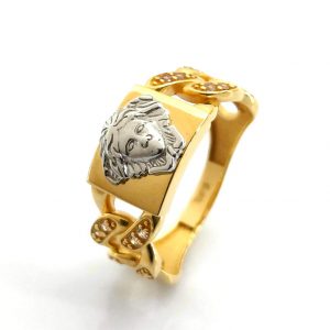 Anillo Oro 18k Con Circonita