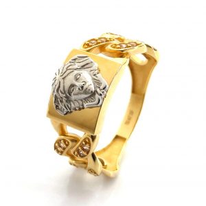 Anillo Oro 18k Con Circonita