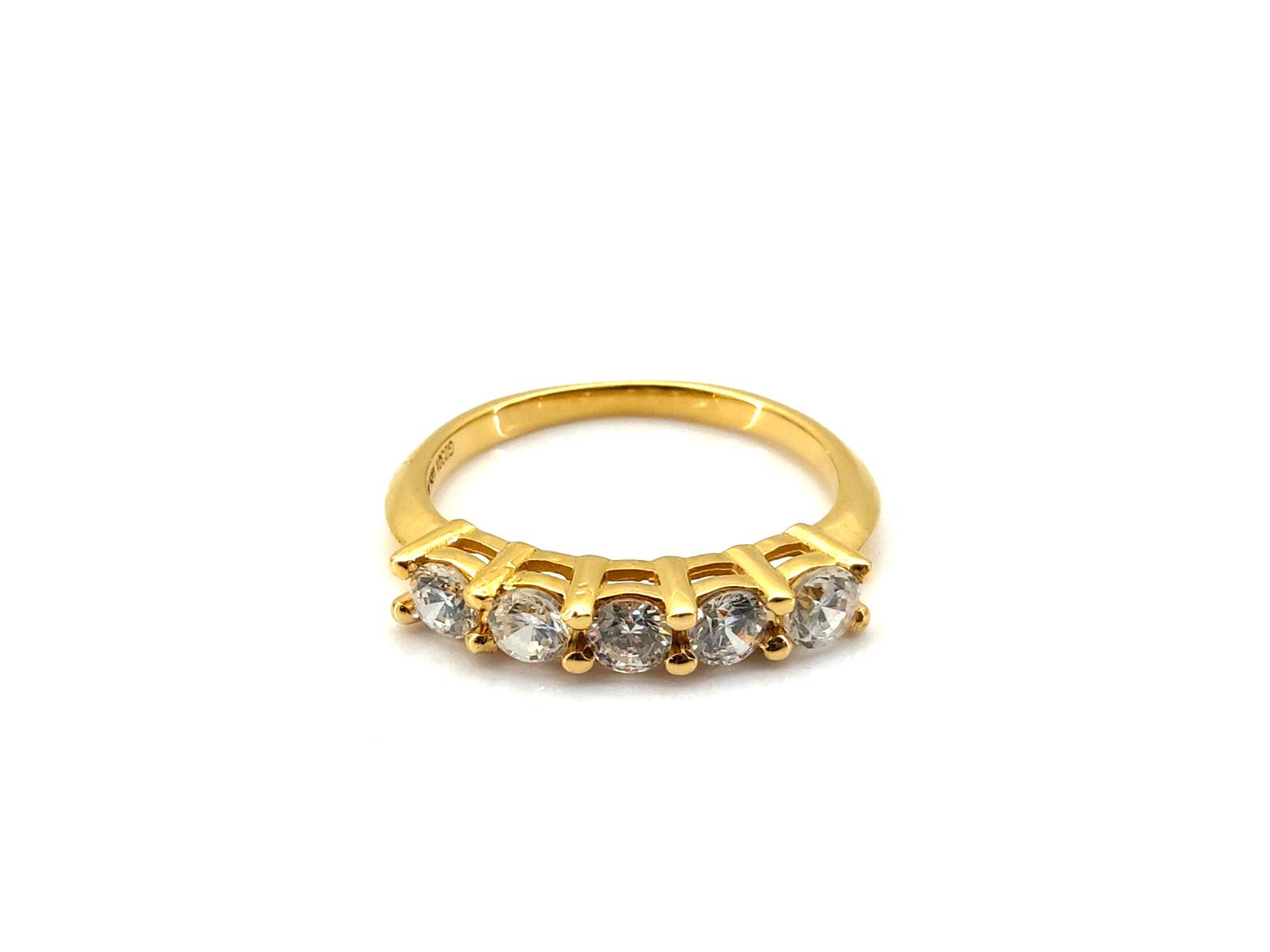 Anillo Oro 18k Con Circonita - Imagen 2