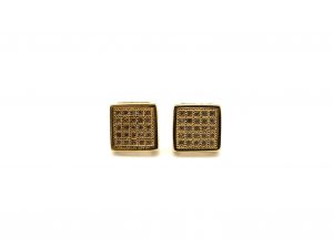 Pendientes Oro 18k Con Circonita