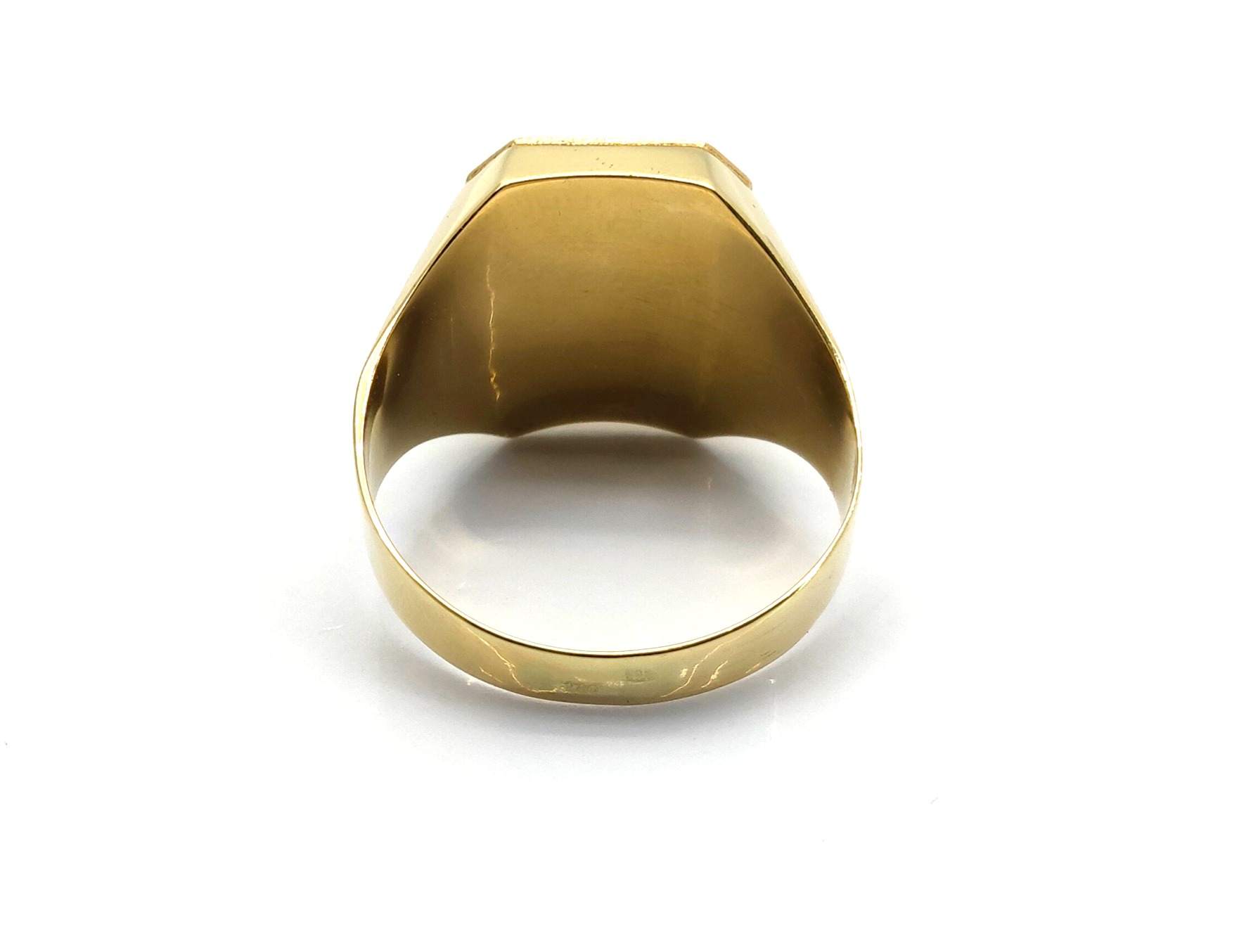 Sello Oro 18k Con Circonita - Imagen 4