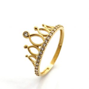 Sortija Oro 18k Con Circonita