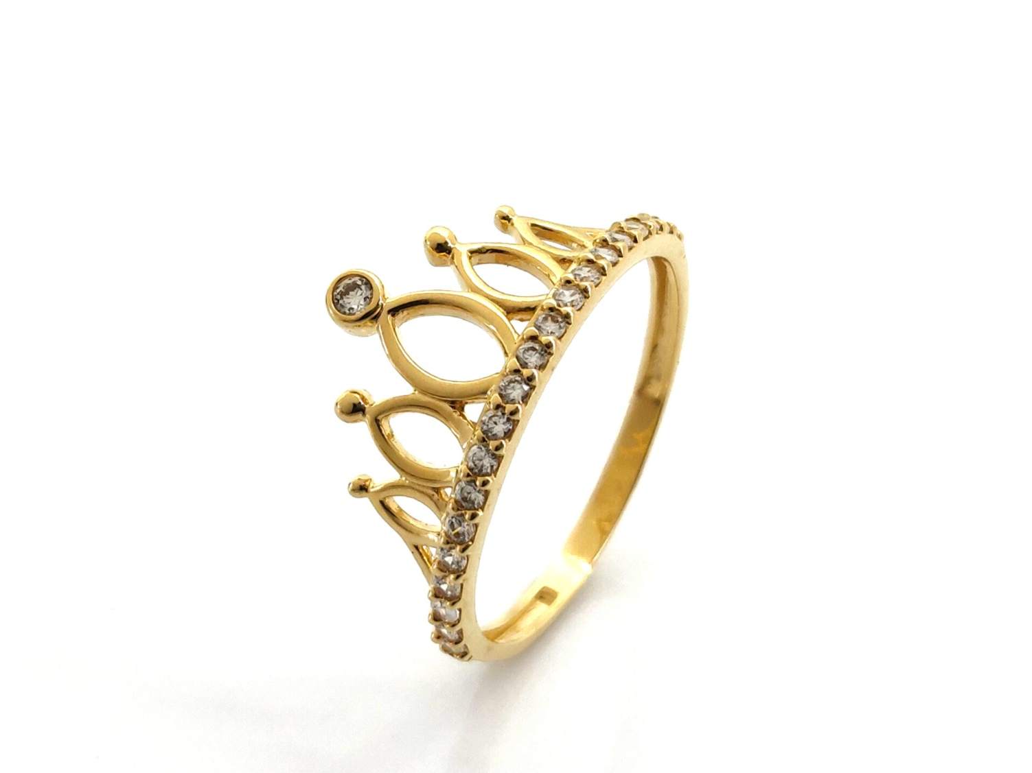 Sortija Oro 18k Con Circonita