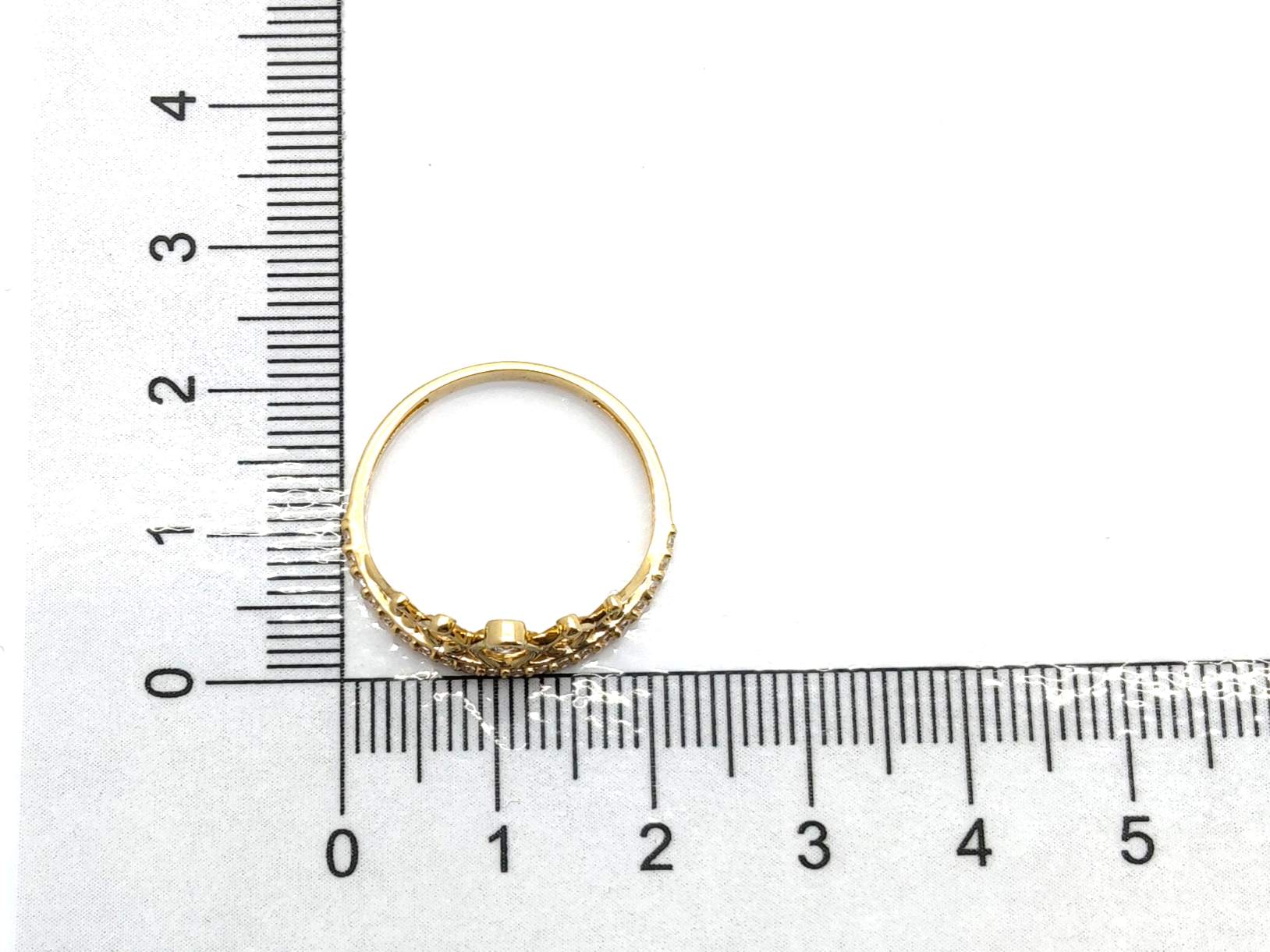 Sortija Oro 18k Con Circonita - Imagen 5