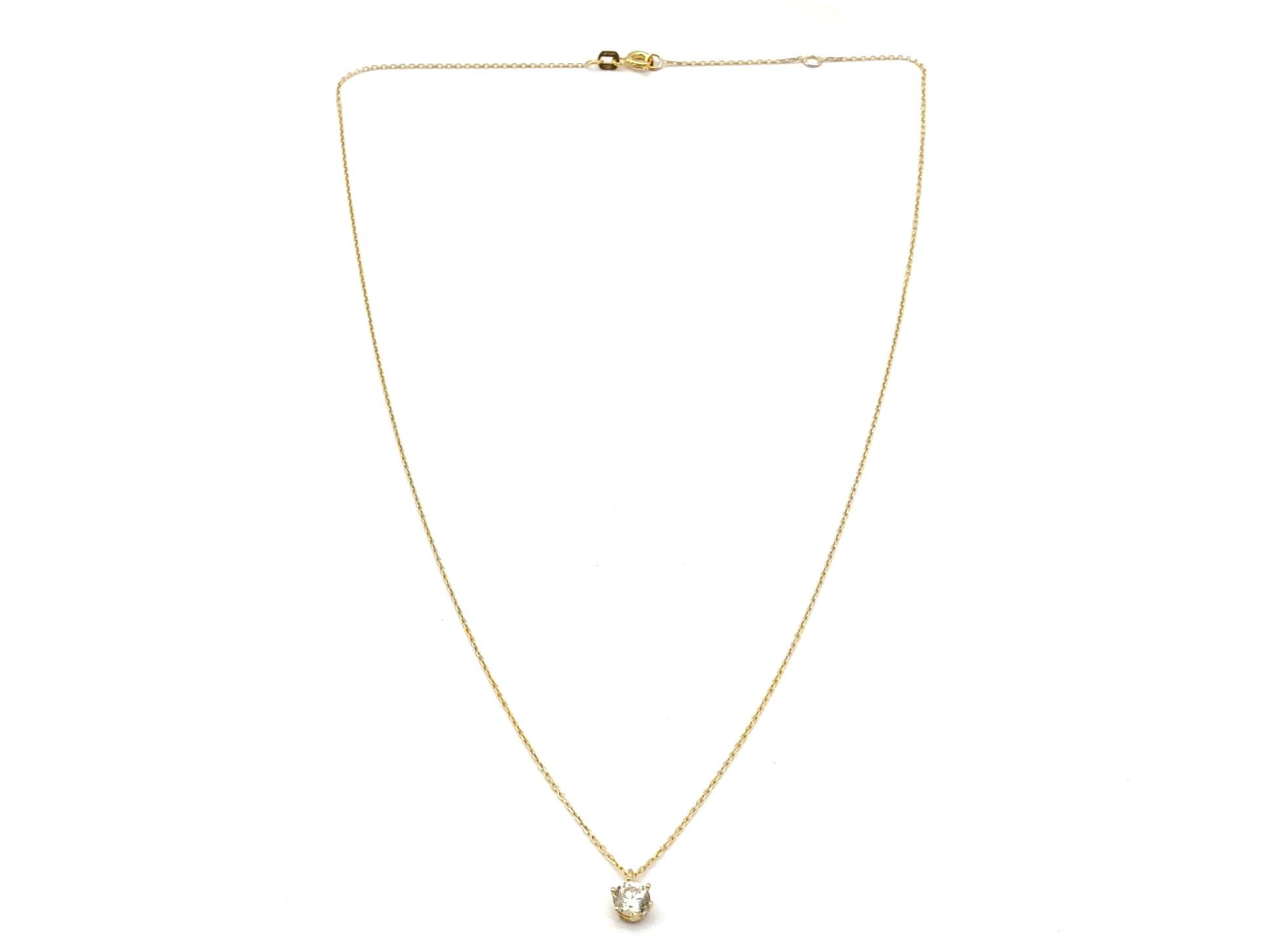 Gargantilla Oro 18k Con Circonita 22cm - Imagen 2