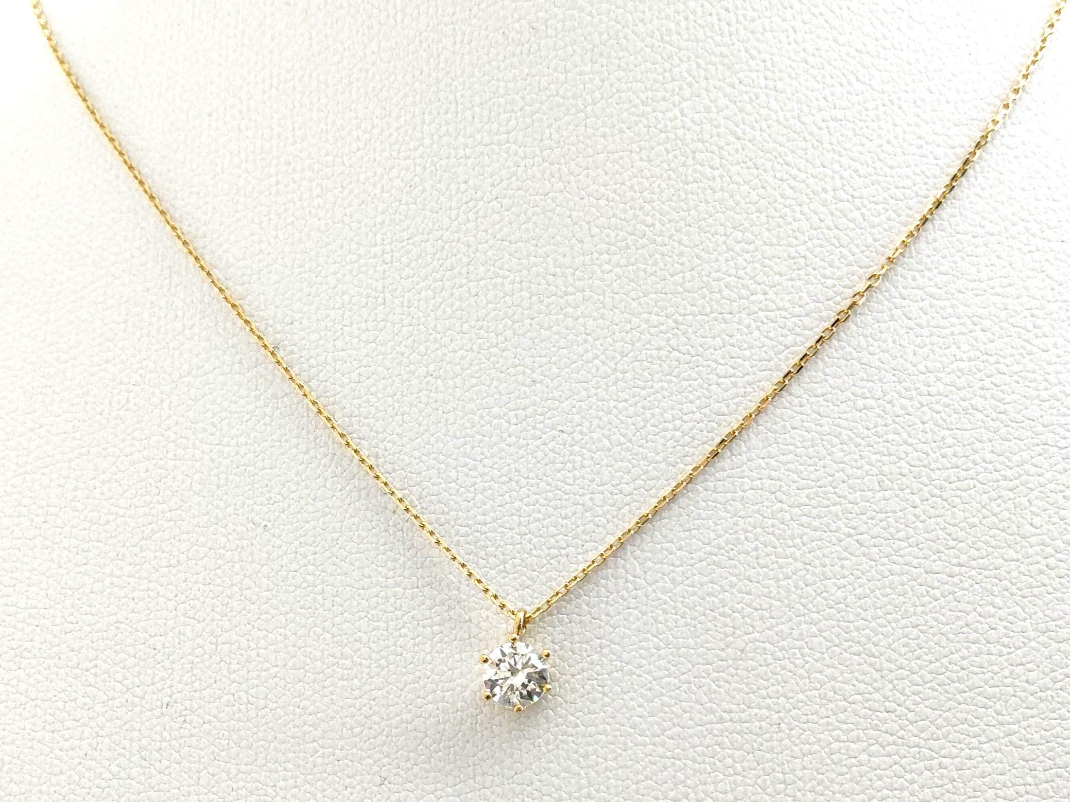 Gargantilla Oro 18k Con Circonita 22cm