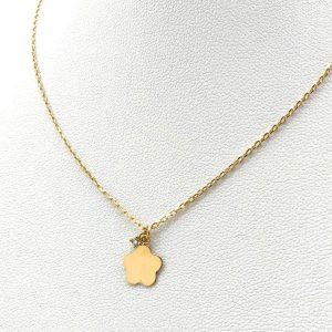 Gargantilla Oro 18k Con Circonita 22cm