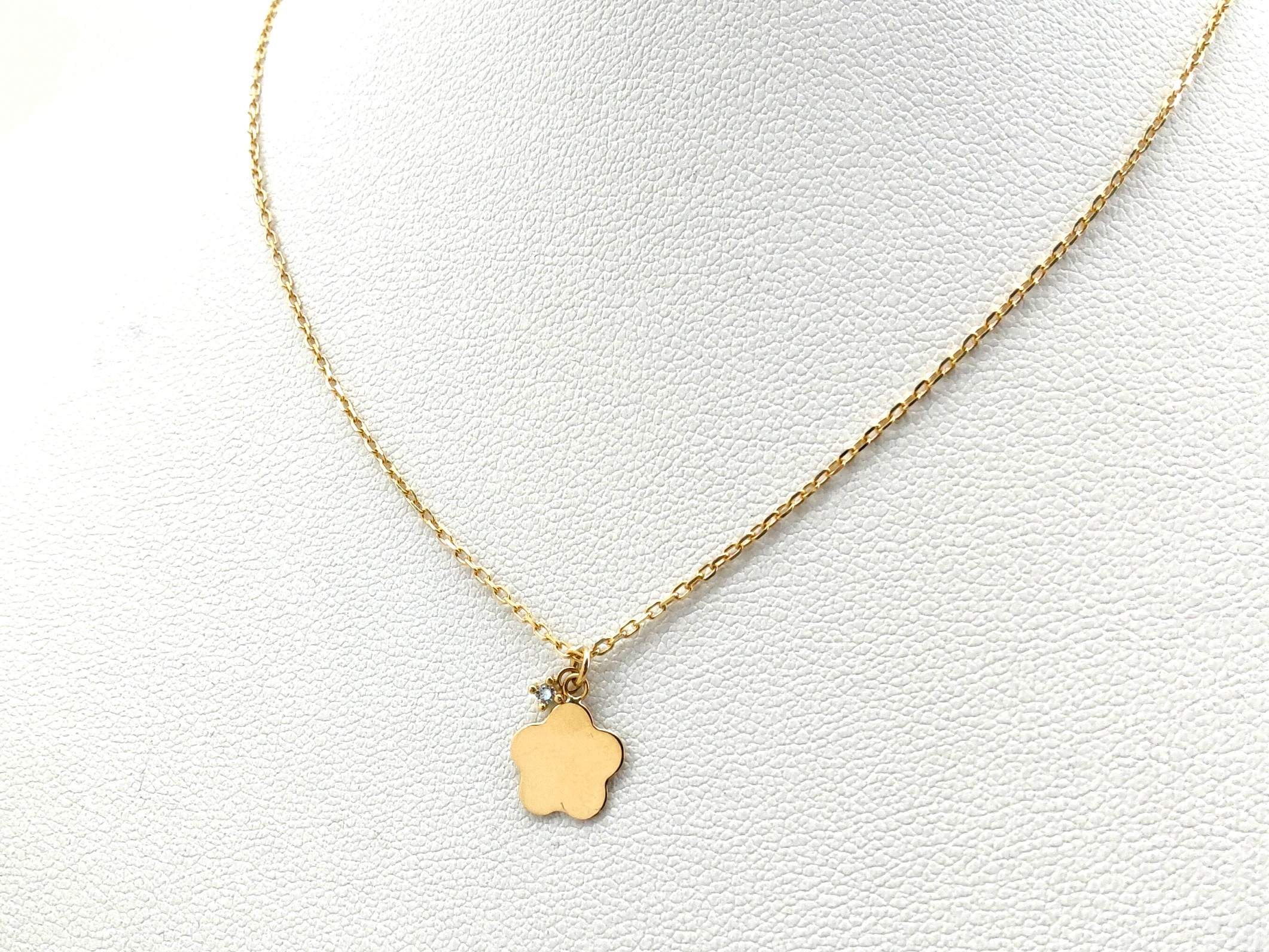 Gargantilla Oro 18k Con Circonita 22cm