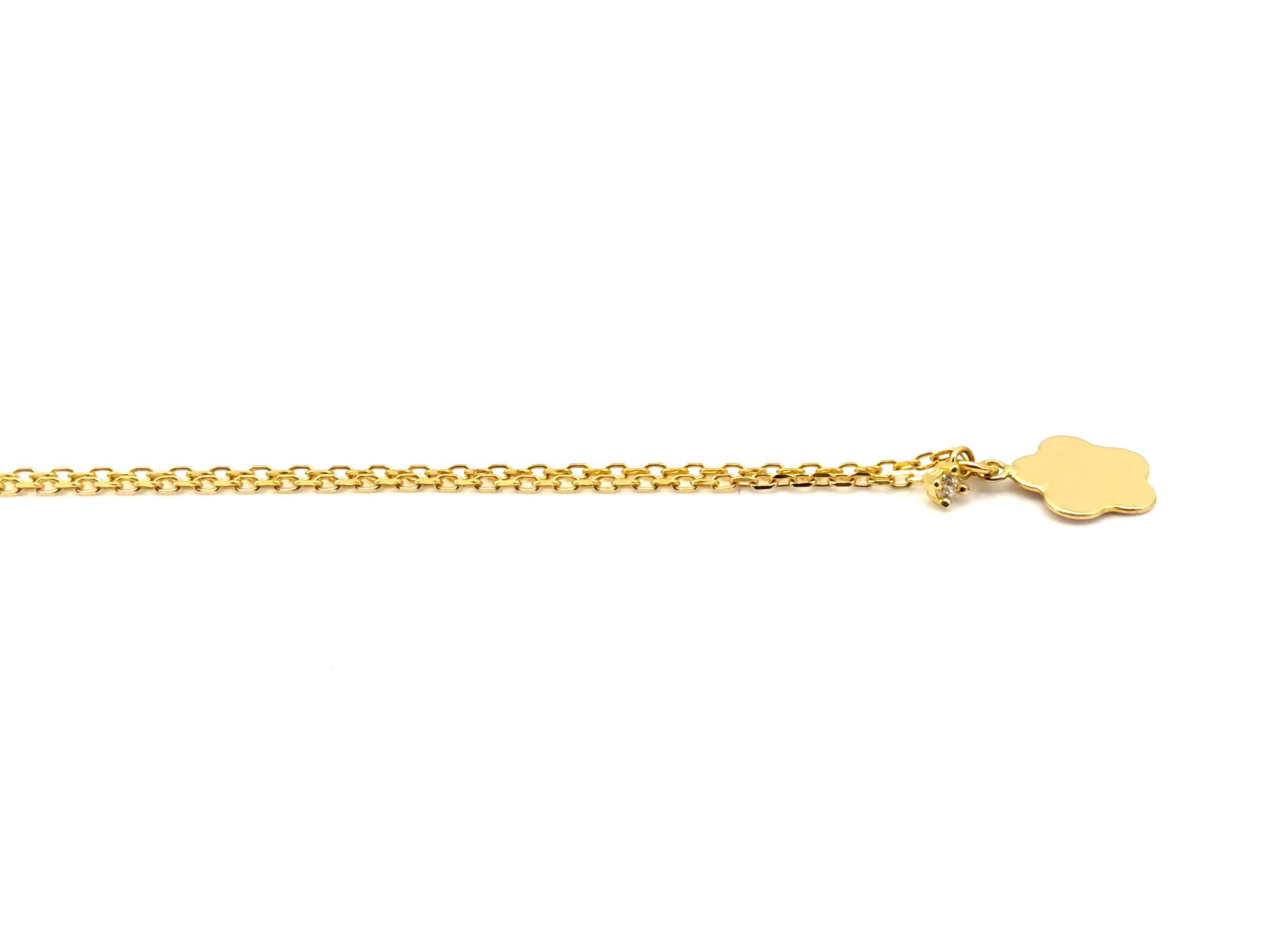 Gargantilla Oro 18k Con Circonita 22cm - Imagen 4