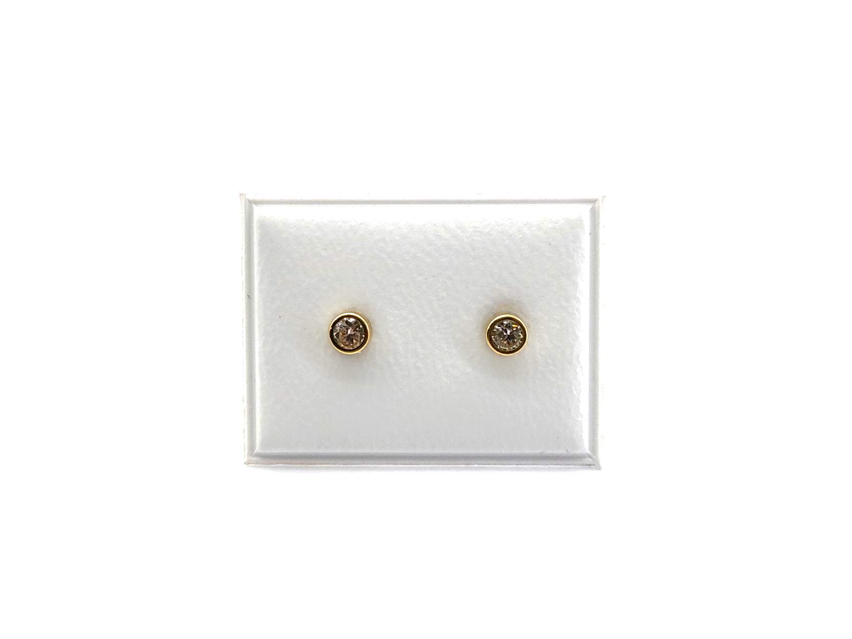 Pendientes Oro 18k Con Circonita
