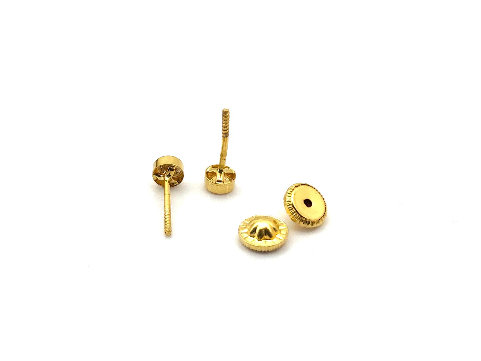 Pendientes Oro 18k Con Circonita - Imagen 3
