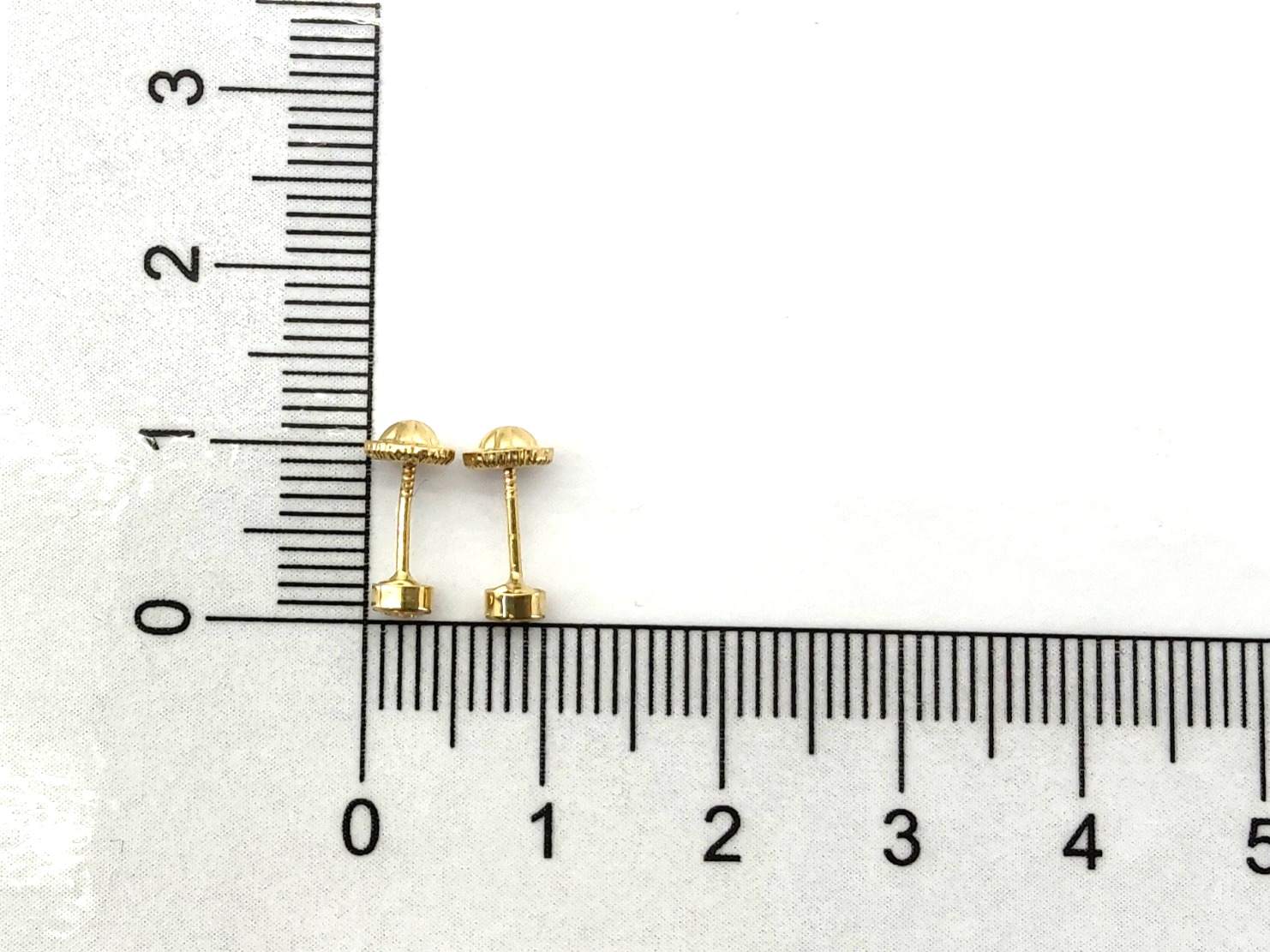 Pendientes Oro 18k Con Circonita - Imagen 4