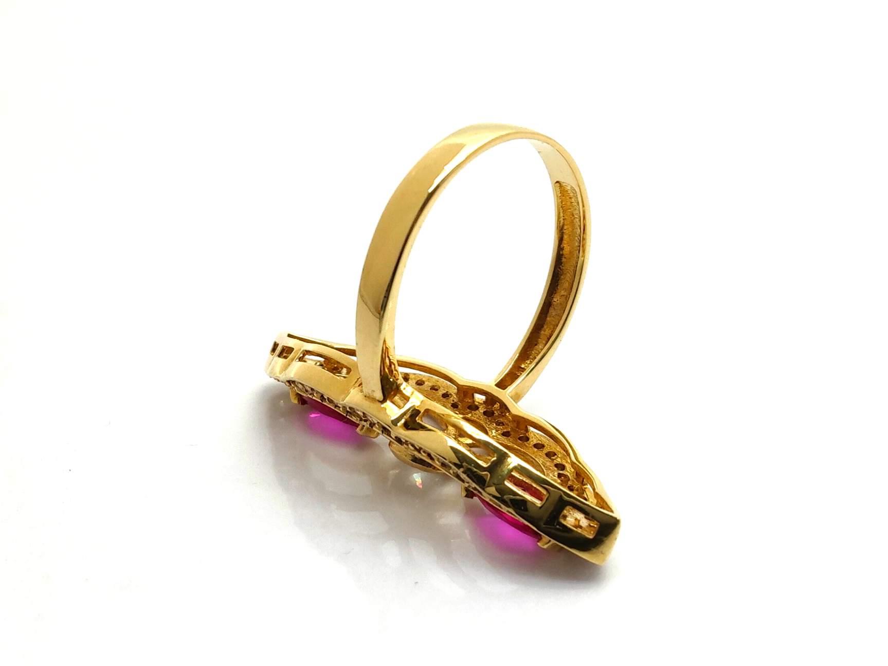 Sortija Oro 18k Con Circonita,Rubi - Imagen 4
