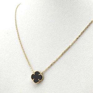 Gargantilla Oro 18k Con Onix 21cm